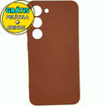 Capa Silicone Aveludada + Película 3D Compatível Samsung S23