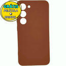 Capa Silicone Aveludada + Película 3D Compatível Samsung S23