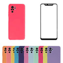 Capa Aveludada +Película 3D Compatível Xiaomi Redmi Note 10s