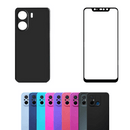 Capa Silicone Aveludada + Película 3D Compatível Redmi 13C