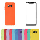 Capa Aveludada + Película 3D Compatível Xiaomi Pocophone X3