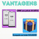 Capa Silicone Aveludada + Película 3D Compatível Samsung A24