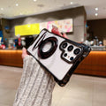 Case Clear Anti impacto com suporte MagSafe - Samsung