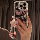 Capa Butterfly 3D + chaveiro - iPhone