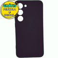 Capa Silicone Aveludada + Película 3D Compatível Samsung S23