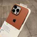 Capa Texturizada De Couro - Alta Qualidade Para iphone